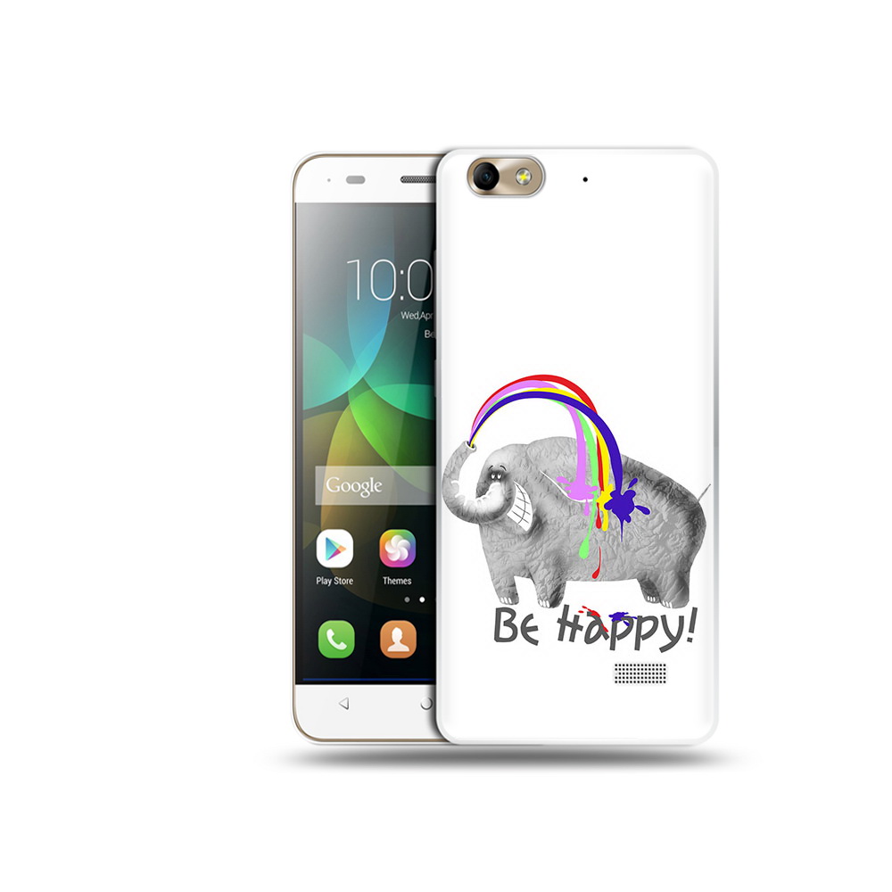 

Чехол MyPads Tocco для Honor 4C счастливый слон (PT10946.43.632), Прозрачный, Tocco