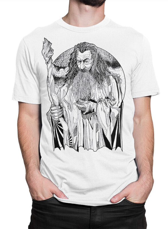 

Футболка мужская Dream Shirts Гэндальф - Властелин Колец 50009192 белая XL, Гэндальф - Властелин Колец 50009192