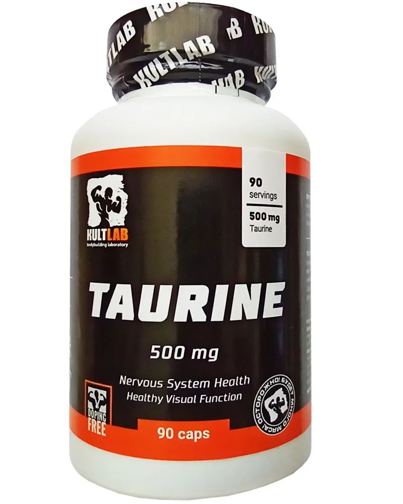 Таурин Kultlab Taurine 500 мг/90 капс
