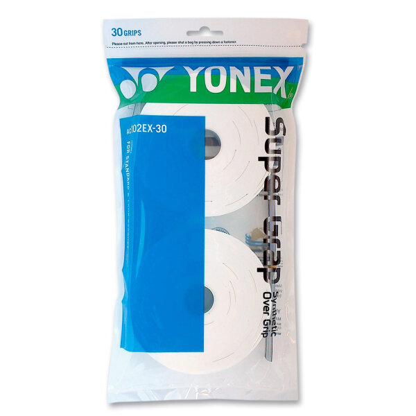 

Обмотка для ручки Yonex Overgrip Super Grap Reel х30, White, Белый