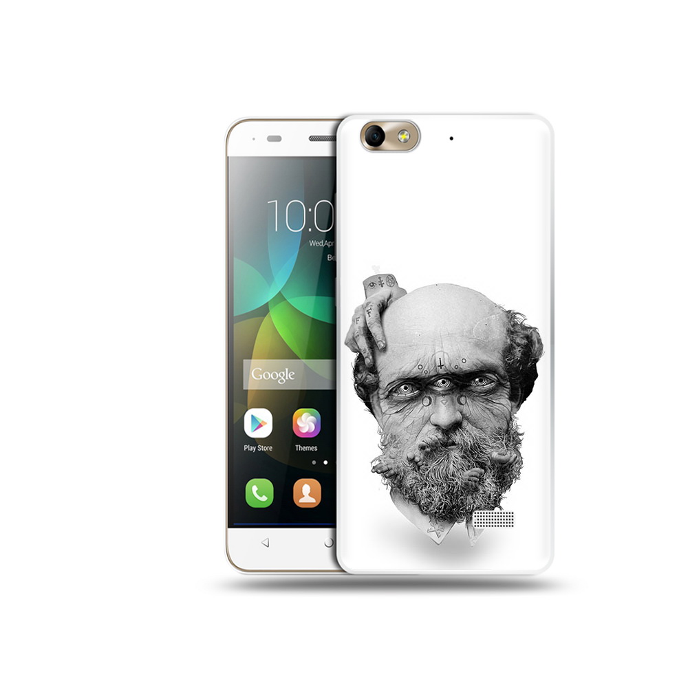 

Чехол MyPads Tocco для Honor 4C страшный бородатый мужчина абстракция (PT10946.43.630), Прозрачный, Tocco