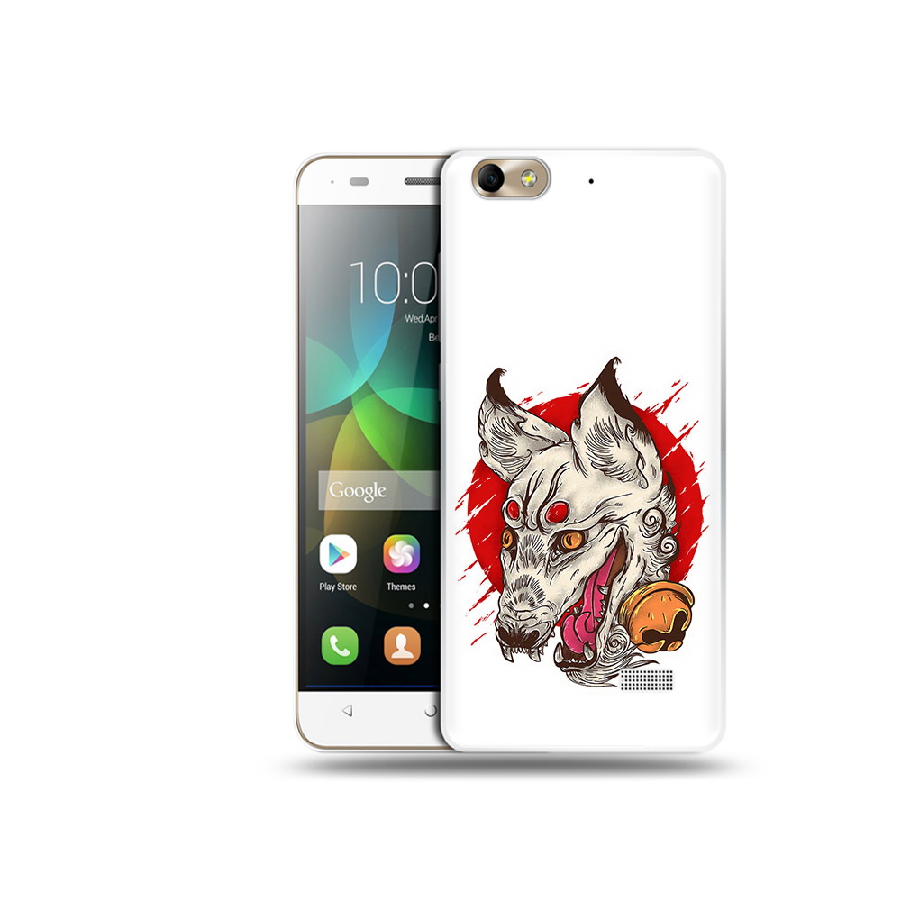 

Чехол MyPads Tocco для Honor 4C страшная собака (PT10946.43.627), Прозрачный, Tocco