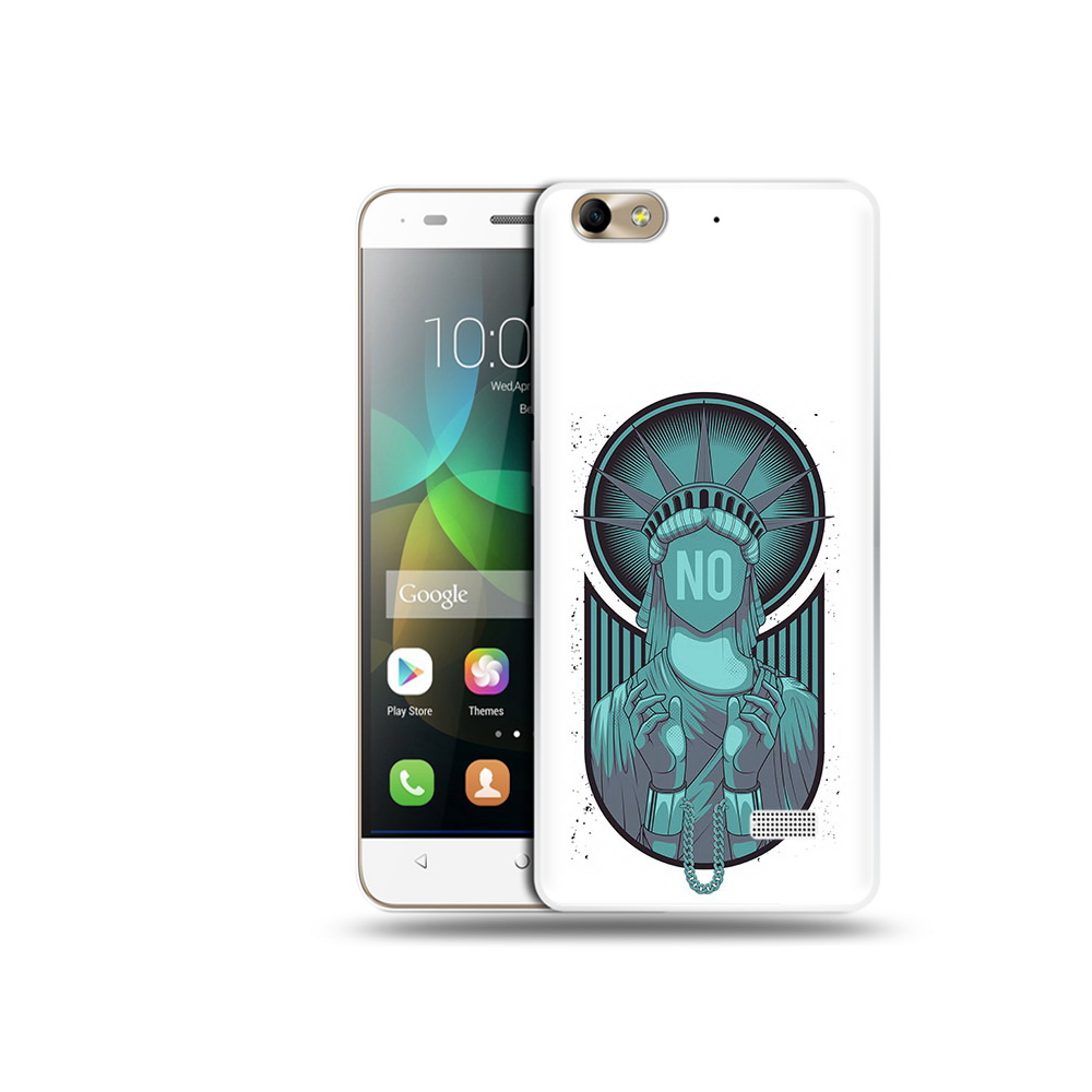 

Чехол MyPads Tocco для Honor 4C статуя свободы зеленый (PT10946.43.623), Прозрачный, Tocco