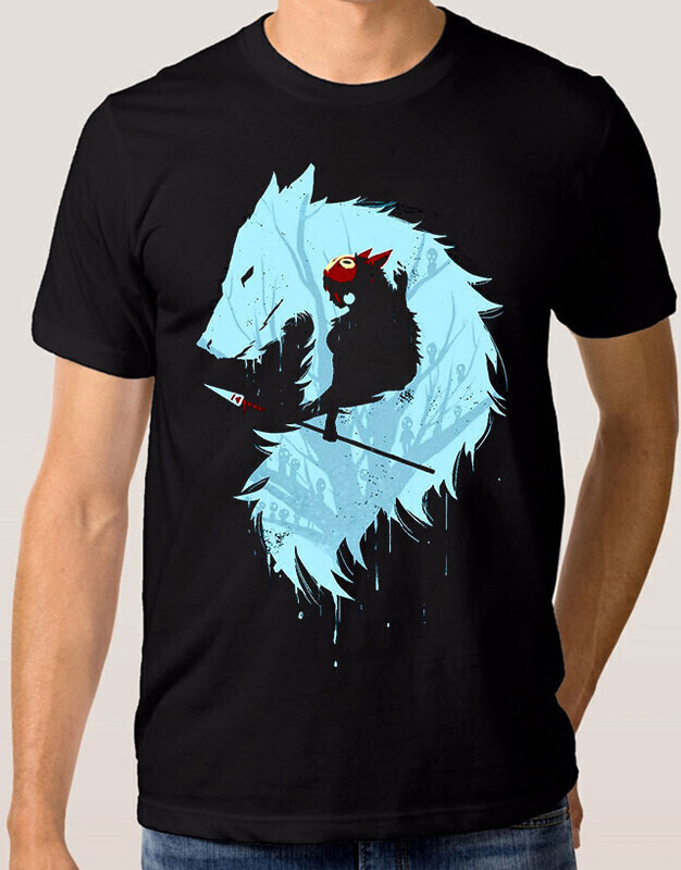 

Футболка мужская Dream Shirts Принцесса Мононоке - Студия Гибли 50009182 черная XS, Принцесса Мононоке - Студия Гибли 50009182