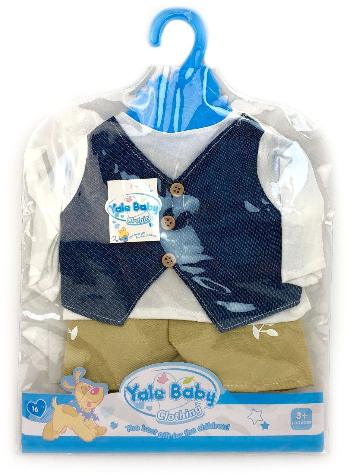 Одежда для пупса Warm Baby Doll Dress, шорты и кофта, для пупса 38-43 см