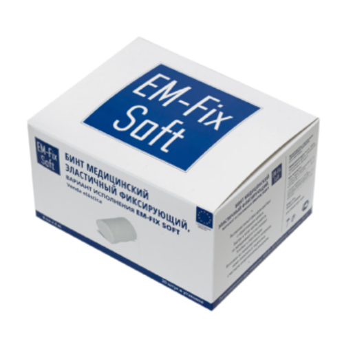 

Бинт медицинский эластичный фиксирующий EM-Fix Soft 8х400 см 20 шт.