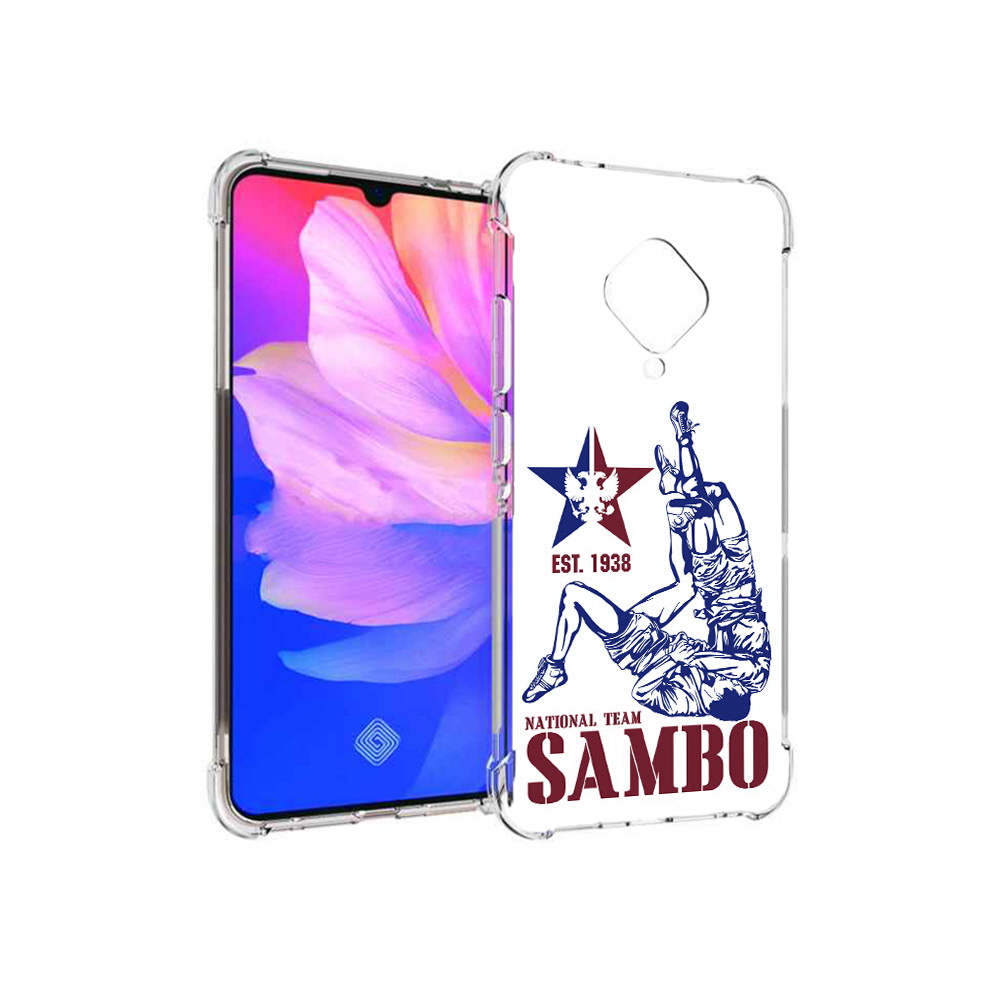 

Чехол MyPads Tocco для Vivo V17 единоборства самбо (PT147343.378.344), Прозрачный, Tocco