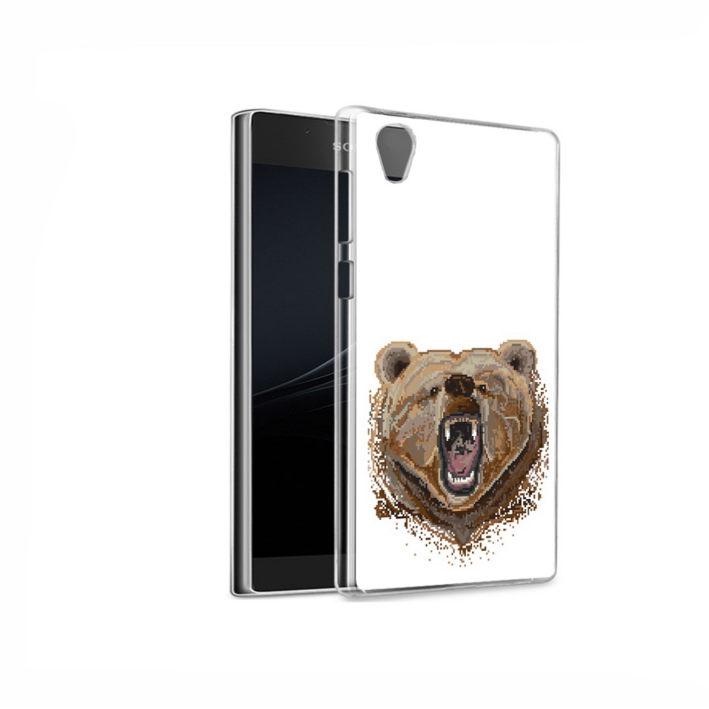 

Чехол MyPads Tocco для Sony Xperia L1 пиксельный медведь (PT66853.250.539), Прозрачный, Tocco