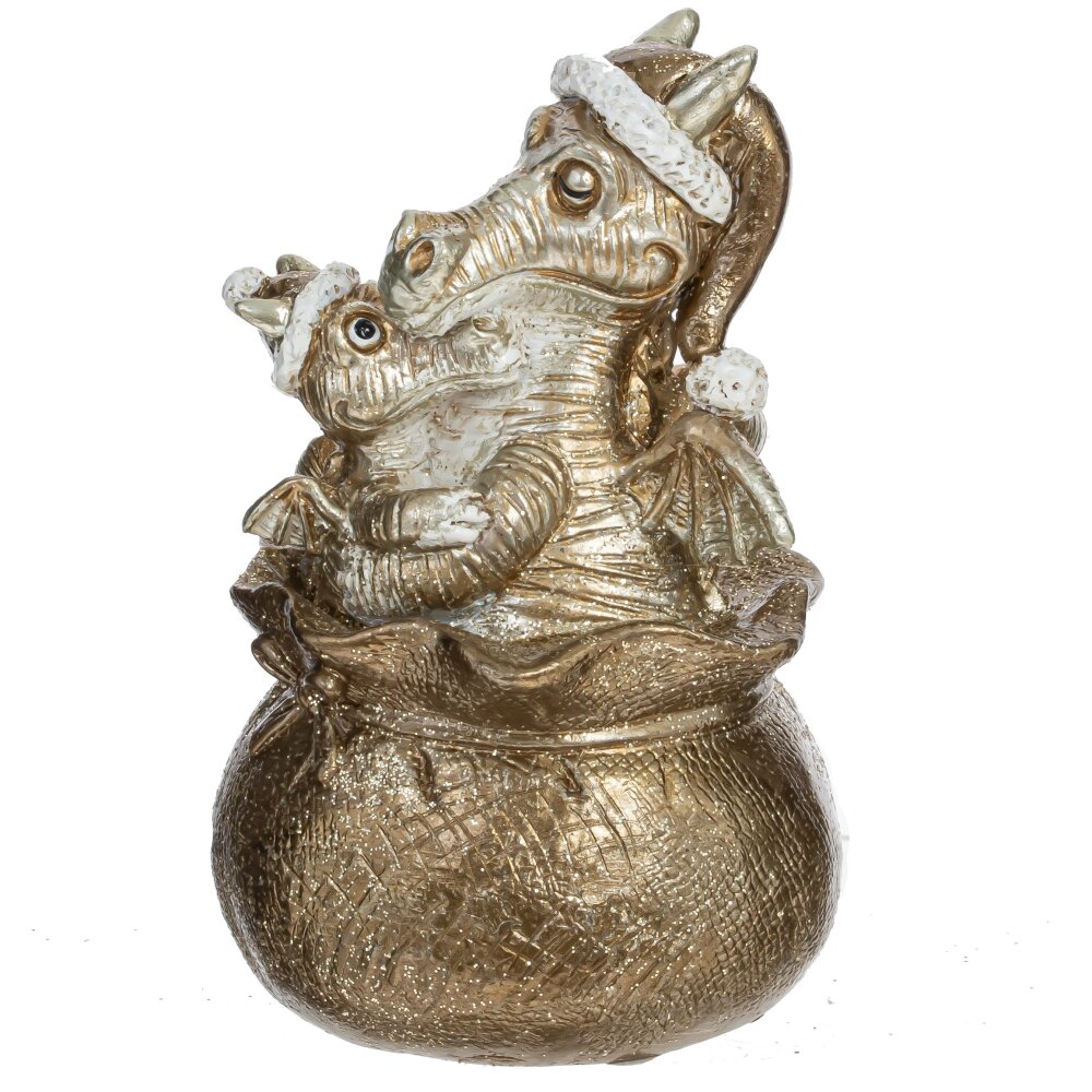 

Фигурка декоративная Драконы Remeco Collection 794307, 6х6х9,5 см, Золотистый