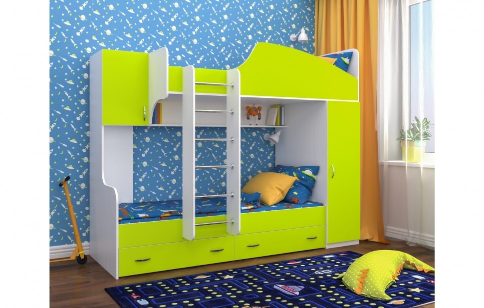 

Ярофф Двухъярусная кровать Юниор 2, Двухъярусная кровать Юниор 2