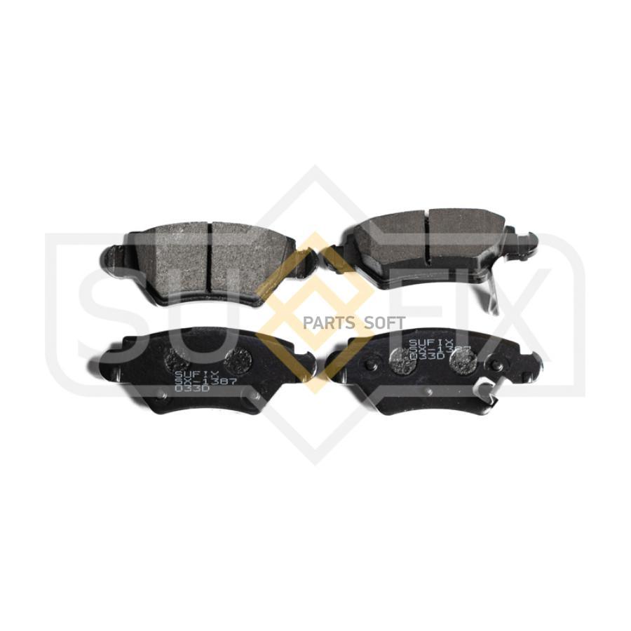 

Тормозные колодки Sufix задние дисковые правые/левые sx1387