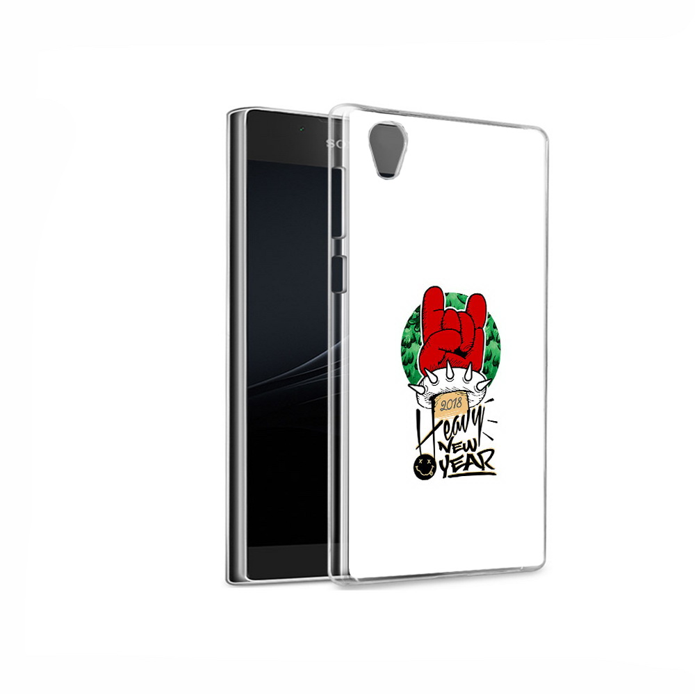 

Чехол MyPads Tocco для Sony Xperia L1 Гангстер новый год (PT66853.250.53), Прозрачный, Tocco