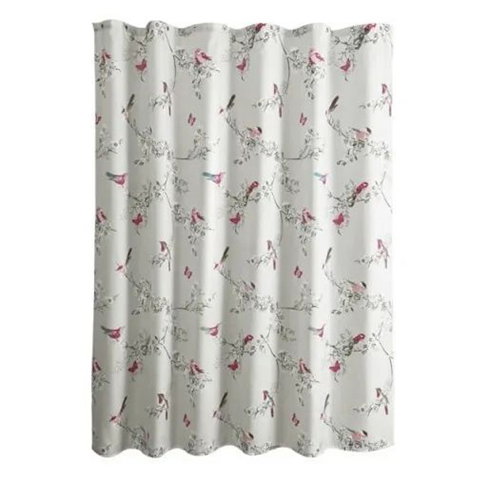 фото Штора для ванной carnation home fashions lovely birds 180x200