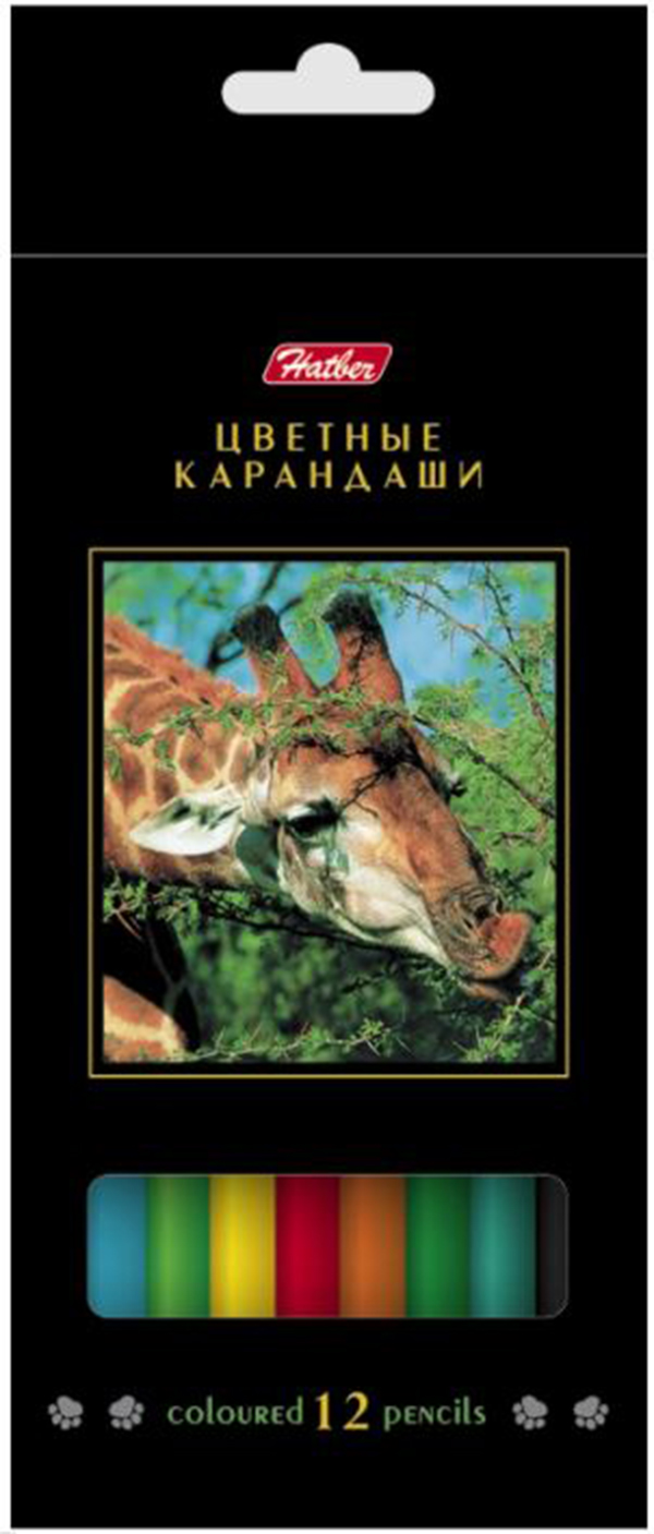

Карандаши цветные "Дикий мир", 12 цветов, Голубой;желтый;зеленый;коричневый;красный;оранжевый;синий;фиолетовый;черный