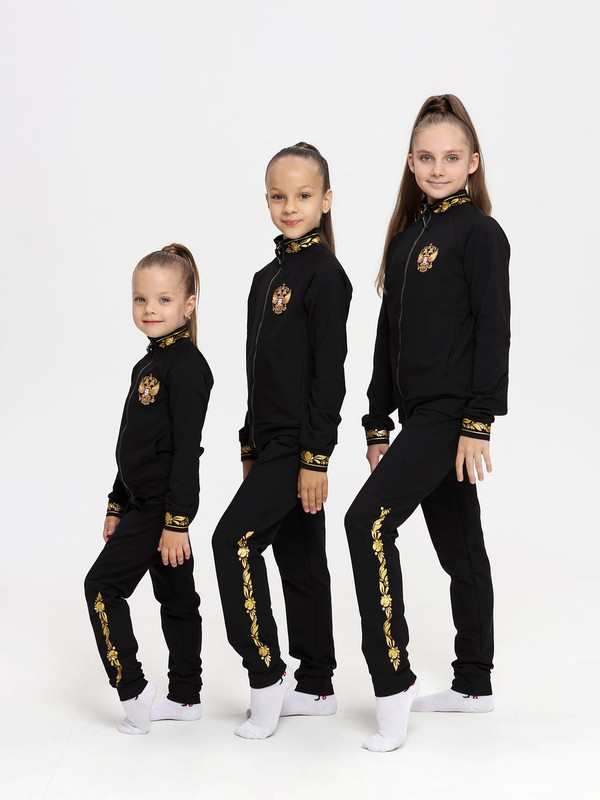 

Спортивный костюм детский WILDWINS, WW-K034, черный, 110, WW-K034