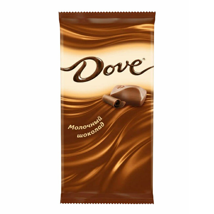 Шоколад молочный с фундуком dove 100 г