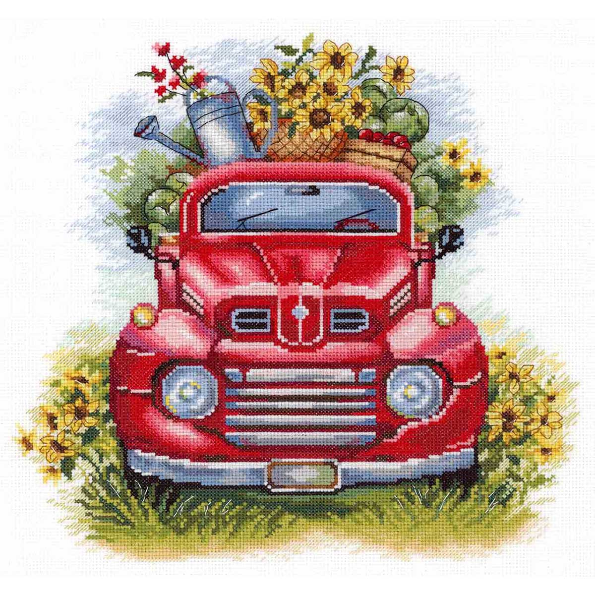 Набор для вышивания МП Студия НВ-874 Урожайные поля 25*26 см