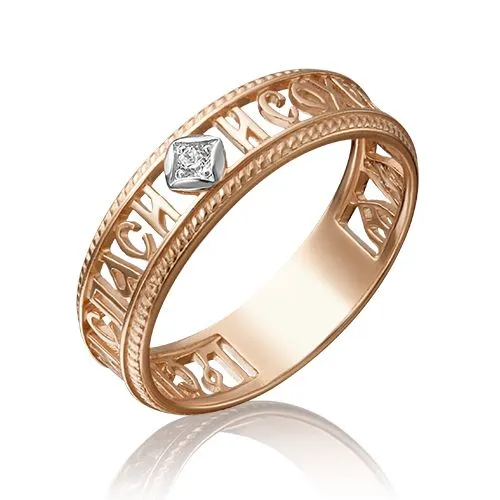 

Кольцо из золота р. 19 PLATINA jewelry 01-4631-00-401-1110-03, фианит, 01-4631-00-401-1110-03