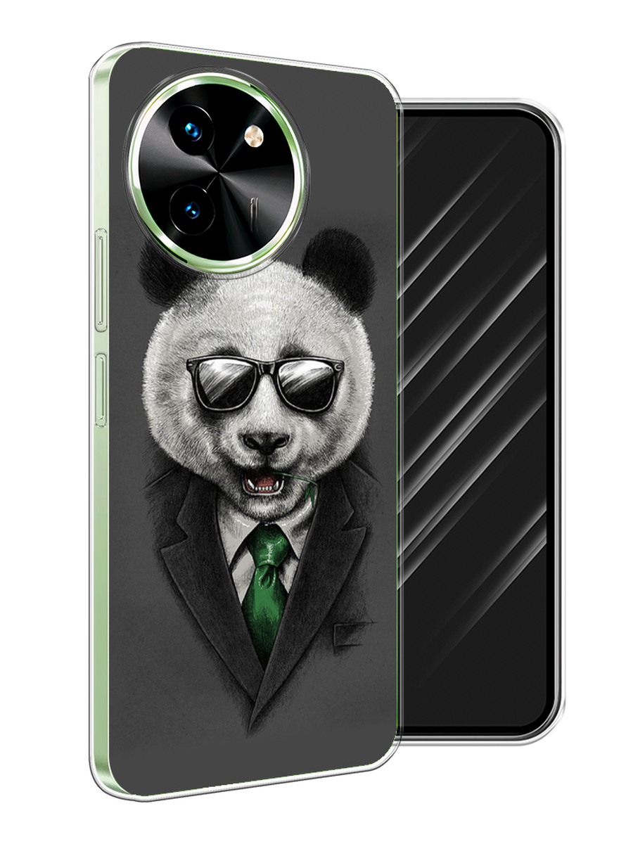 

Чехол Awog на Vivo T3x/Y38 5G "Деловая панда", Серый;зеленый, 2610650-1