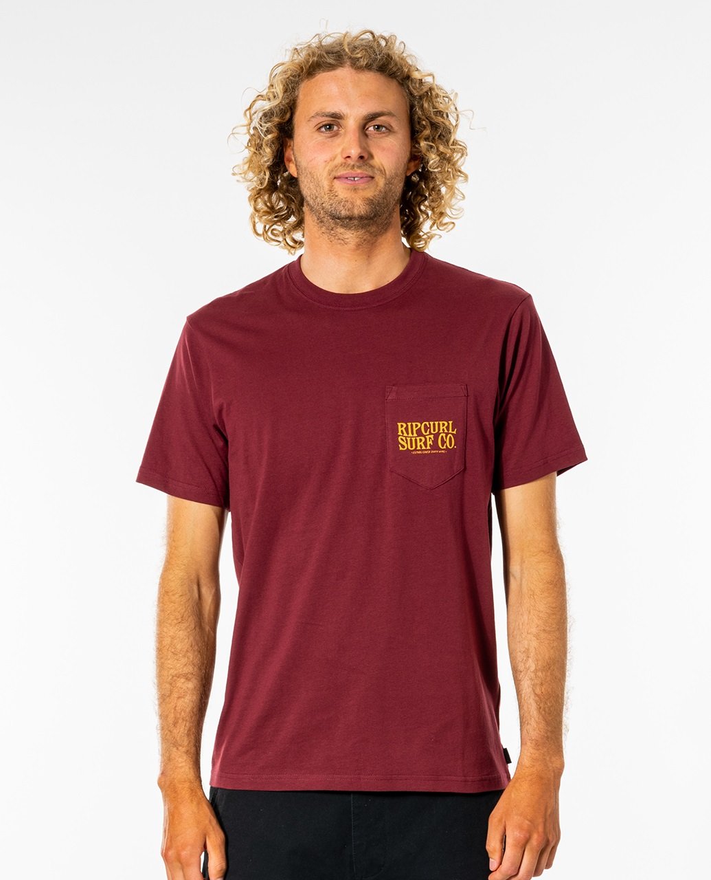 

Футболка мужская Rip Curl MADE FOR TEE красная M, MADE FOR TEE