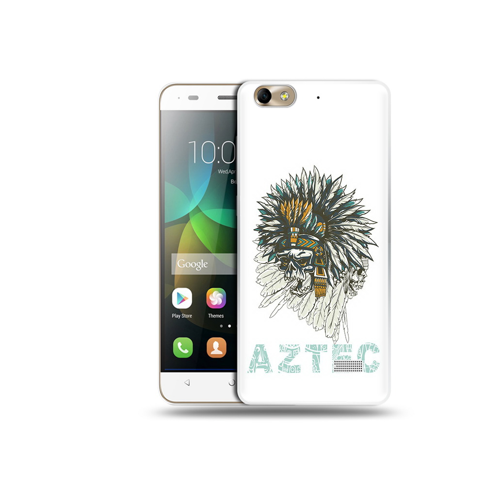 

Чехол MyPads Tocco для Honor 4C скелет индеец (PT10946.43.602), Прозрачный, Tocco