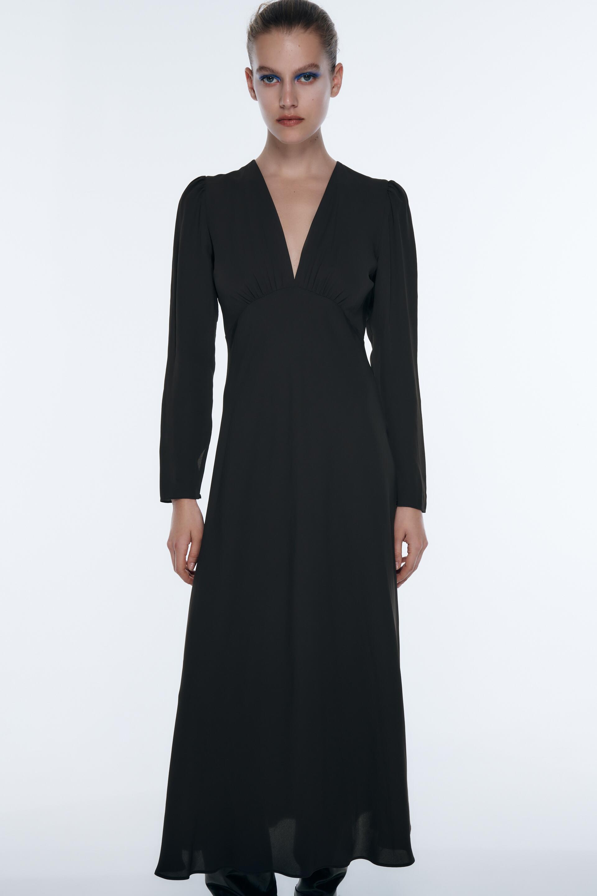 

Платье женское ZARA 04437289 черное L (доставка из-за рубежа), 04437289