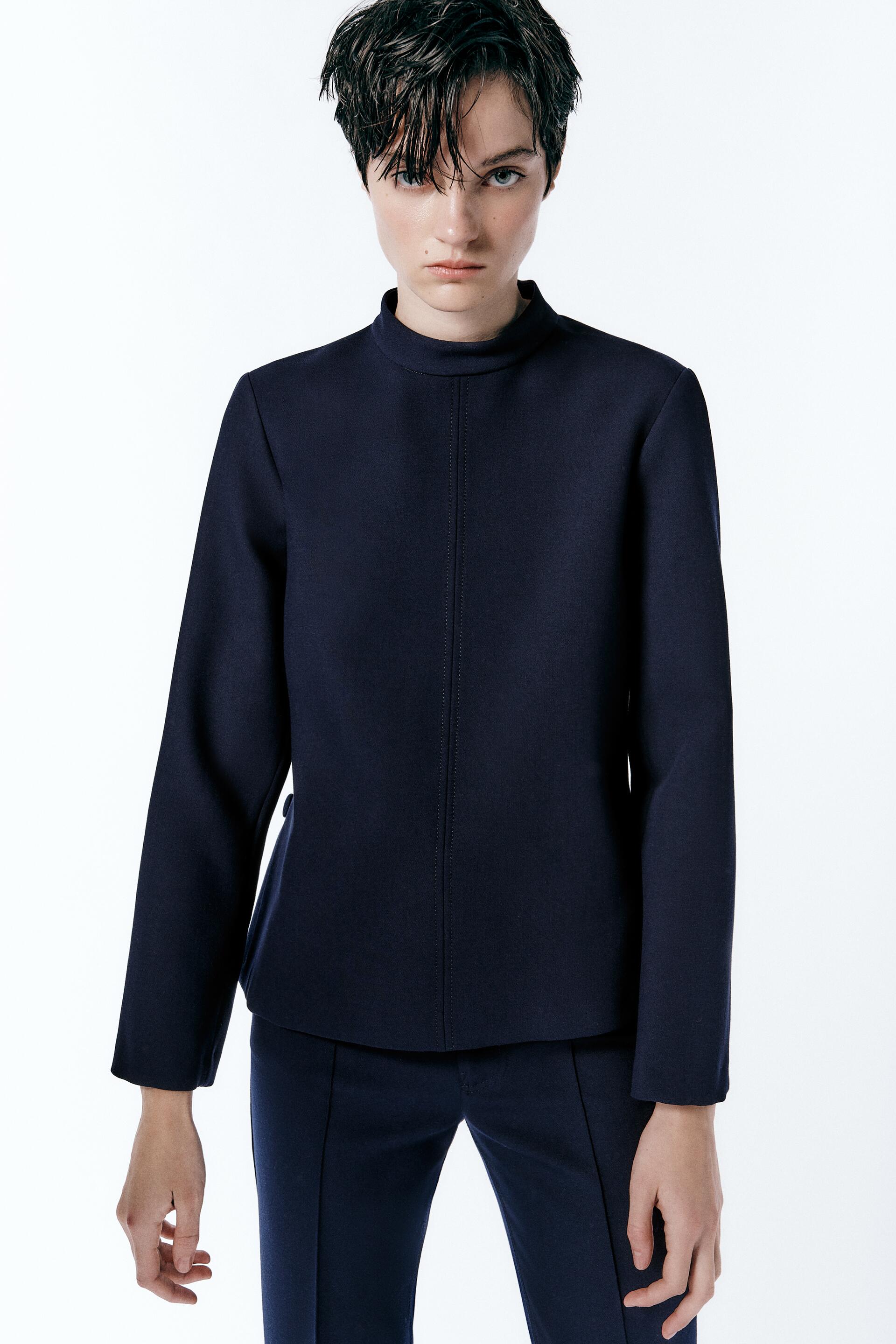 

Джемпер женский ZARA 04437271 синий M, 04437271