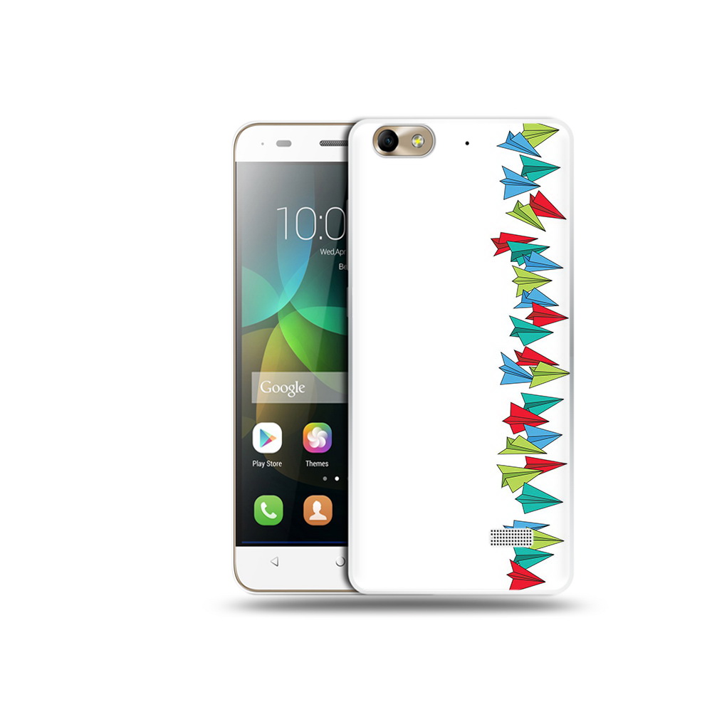 

Чехол MyPads Tocco для Honor 4C самолетики из листочков (PT10946.43.593), Прозрачный, Tocco