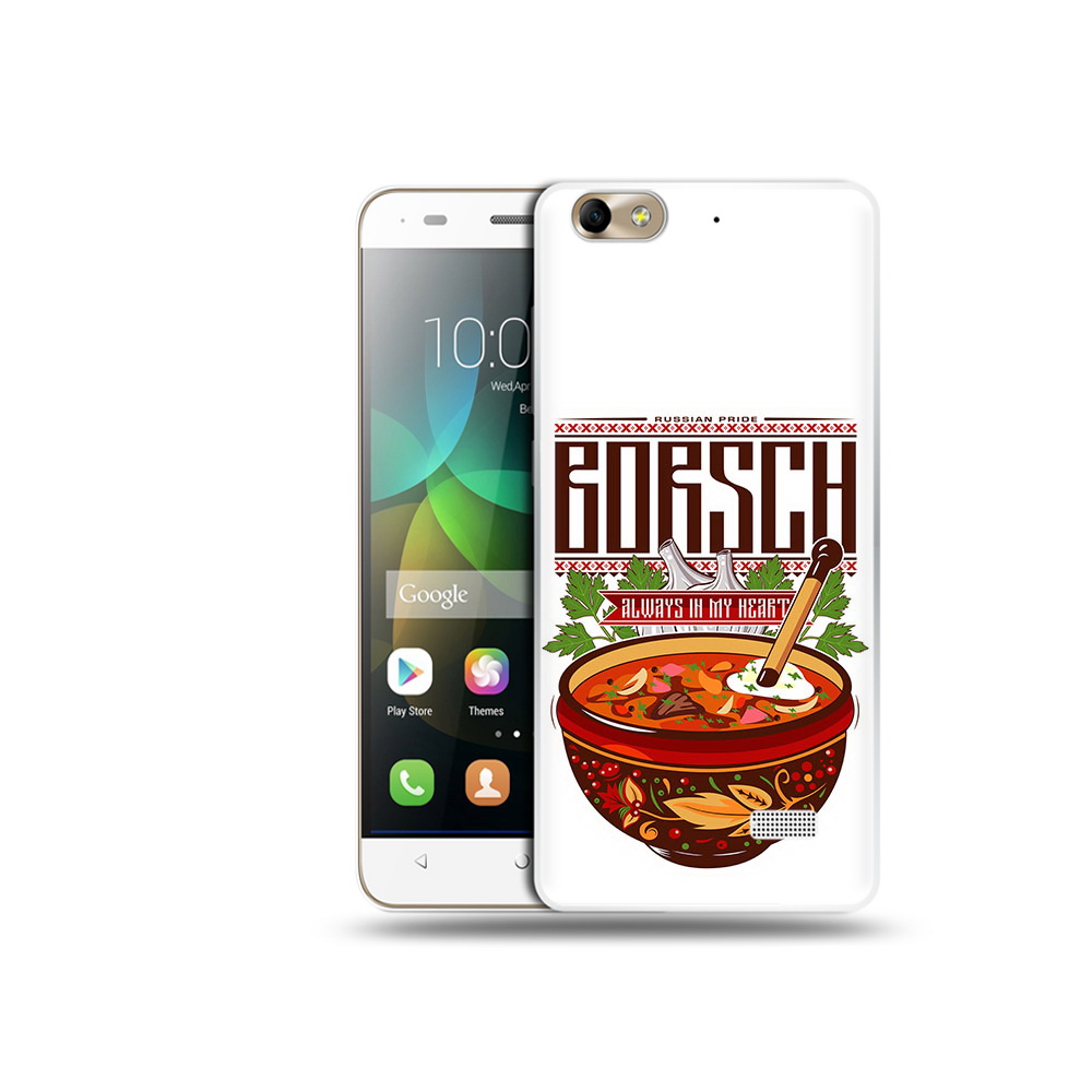 

Чехол MyPads Tocco для Honor 4C русский борщ (PT10946.43.589), Прозрачный, Tocco