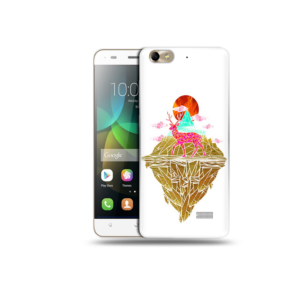 

Чехол MyPads Tocco для Honor 4C розовый олень абстракция (PT10946.43.586), Прозрачный, Tocco