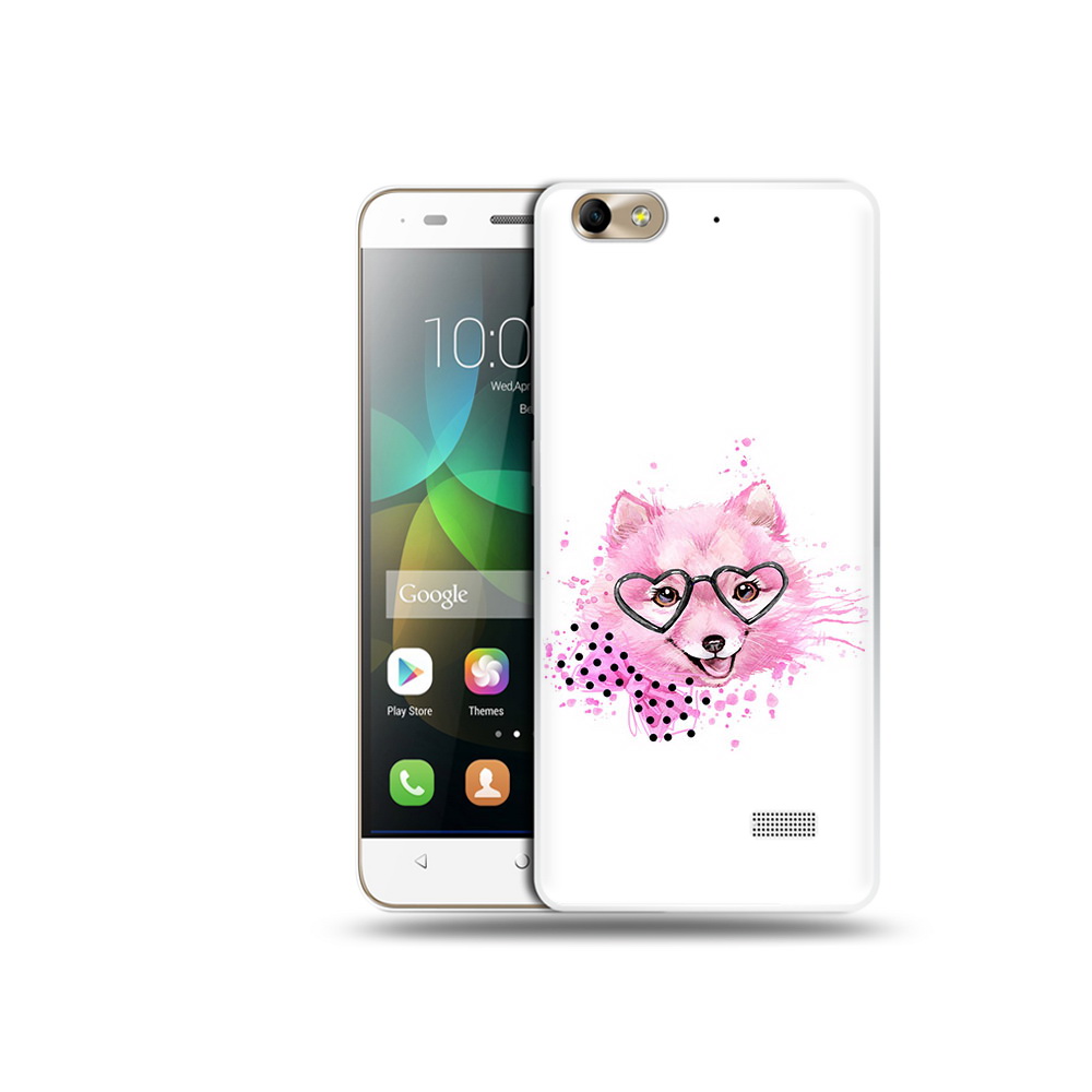 

Чехол MyPads Tocco для Honor 4C розовый волченок (PT10946.43.585), Прозрачный, Tocco