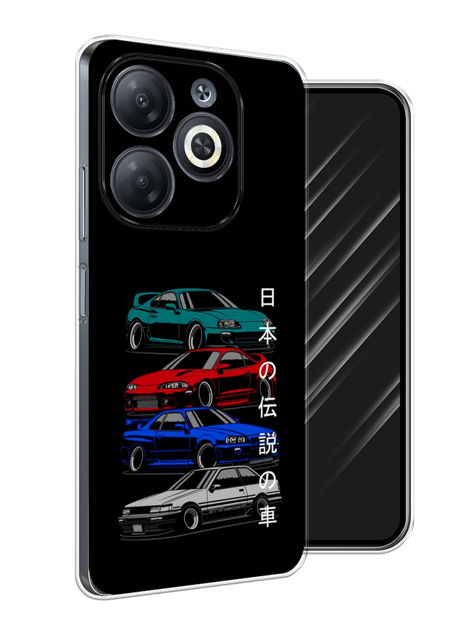 

Чехол Awog на Infinix Smart 8 "JDM Legend cars", Зеленый;красный;синий, 3105150-1