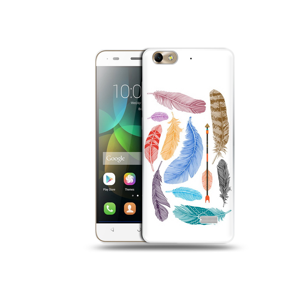 

Чехол MyPads Tocco для Honor 4C разноцветные перья (PT10946.43.572), Прозрачный, Tocco