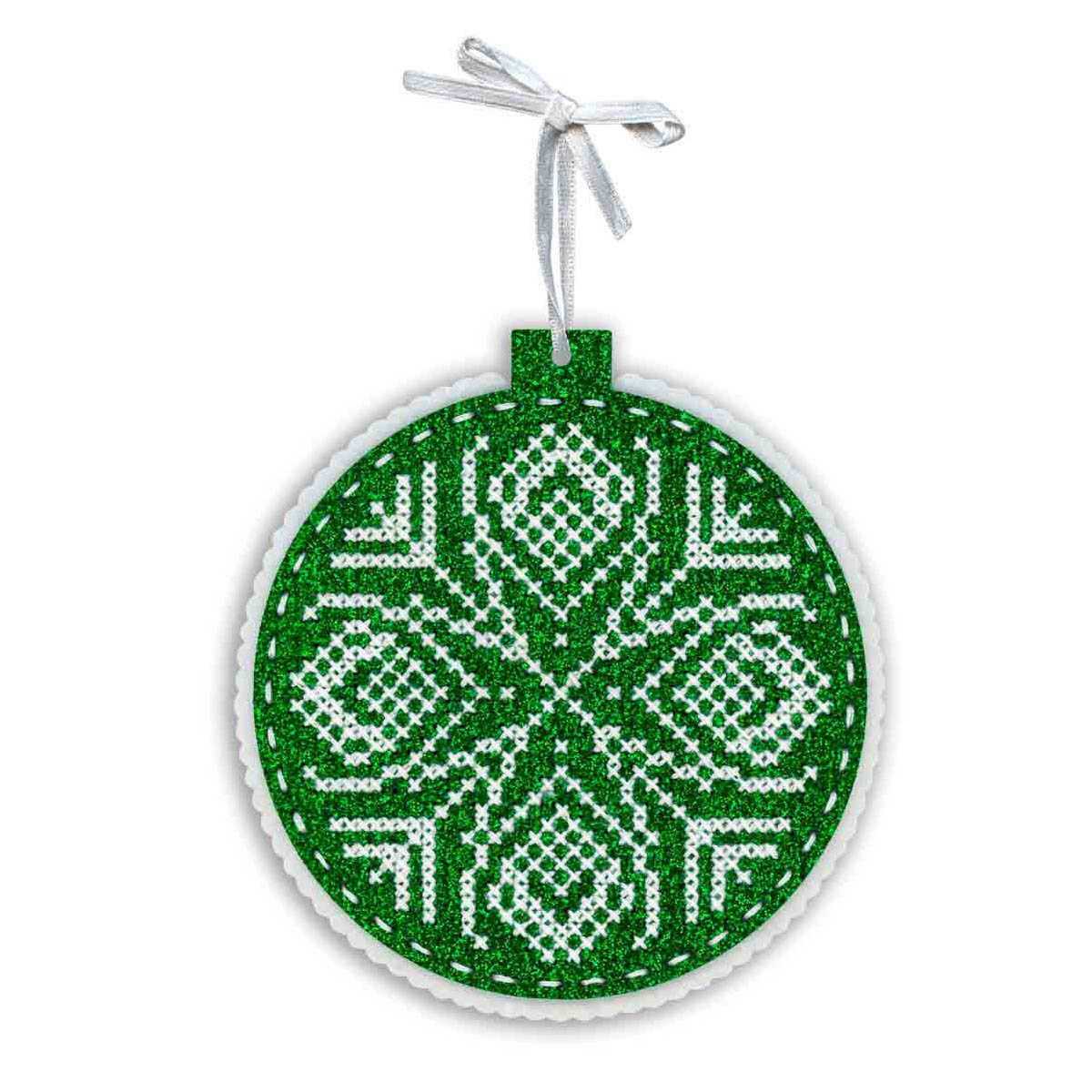 Вышивание на фетре МП Студия Т-1084 Хвойный узор 11*10 см