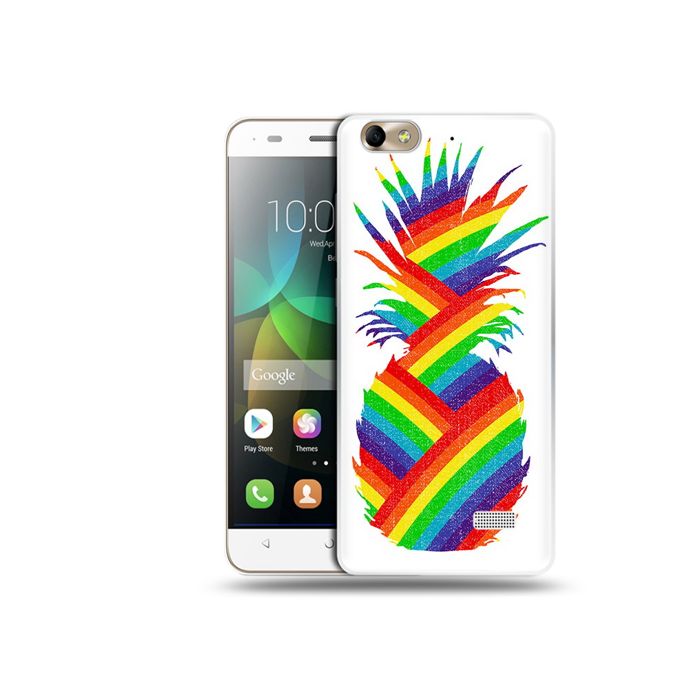 

Чехол MyPads Tocco для Honor 4C радужный ананас (PT10946.43.566), Прозрачный, Tocco