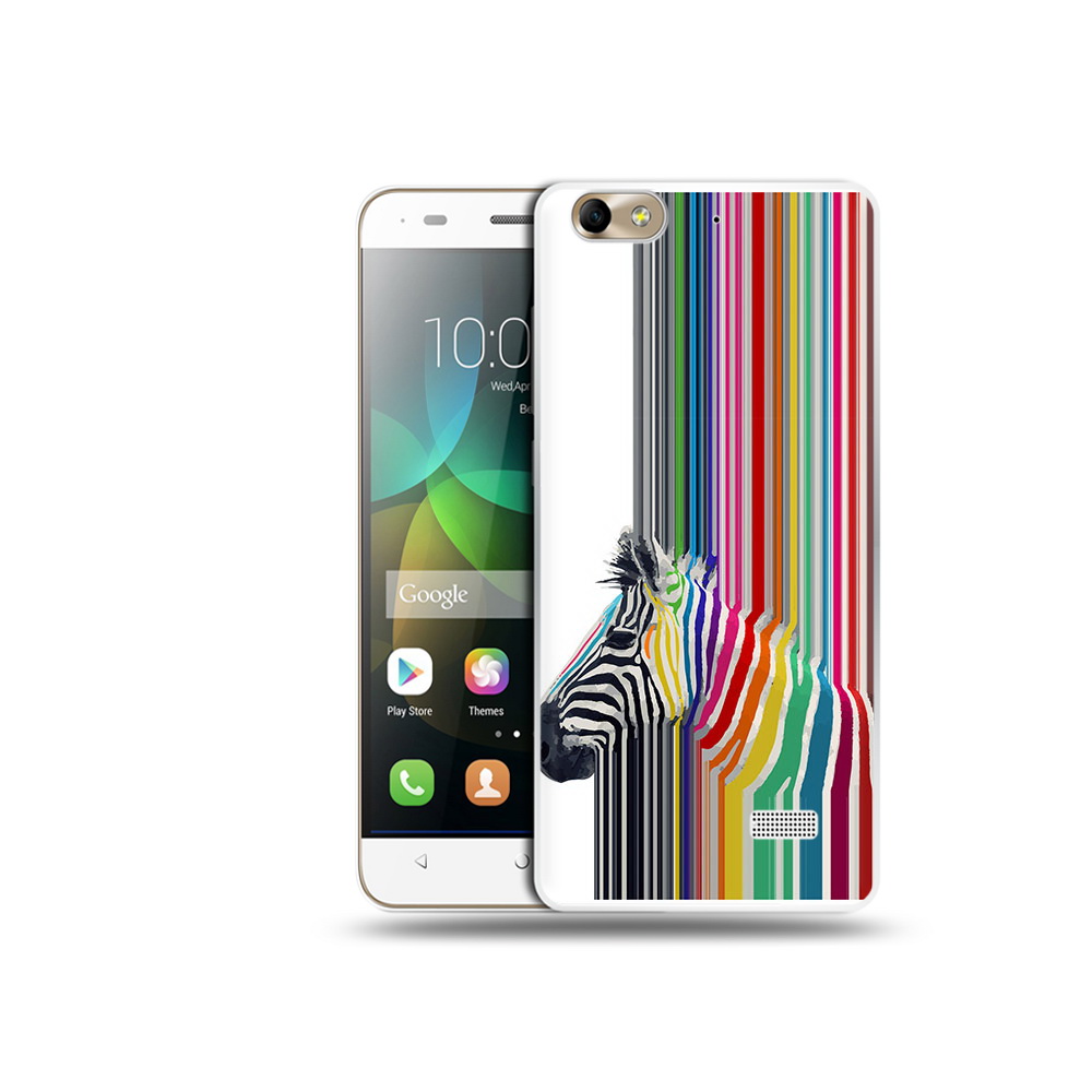 

Чехол MyPads Tocco для Honor 4C радужная зебра (PT10946.43.565), Прозрачный, Tocco