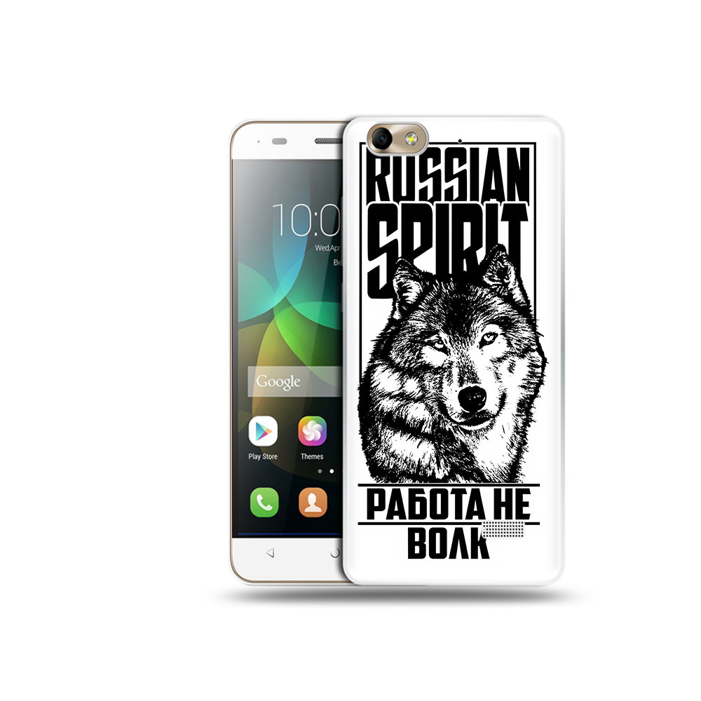 

Чехол MyPads Tocco для Honor 4C работа не волк (PT10946.43.564), Прозрачный, Tocco