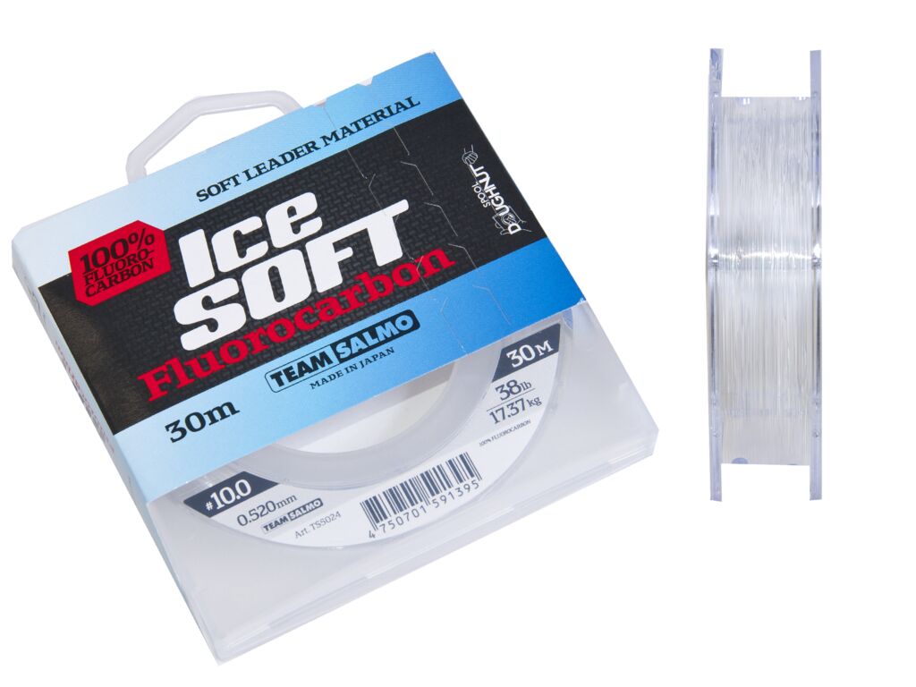 Леска флюрокарбоновая Salmo Ice Soft Fluorocarbon 0,52 мм, 30 м, 17,37 кг, clear