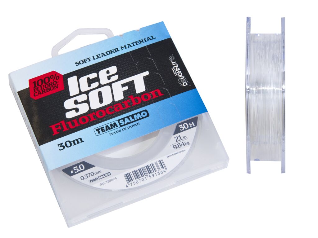 Леска флюрокарбоновая Salmo Ice Soft Fluorocarbon 0,37 мм, 30 м, 9,84 кг, clear