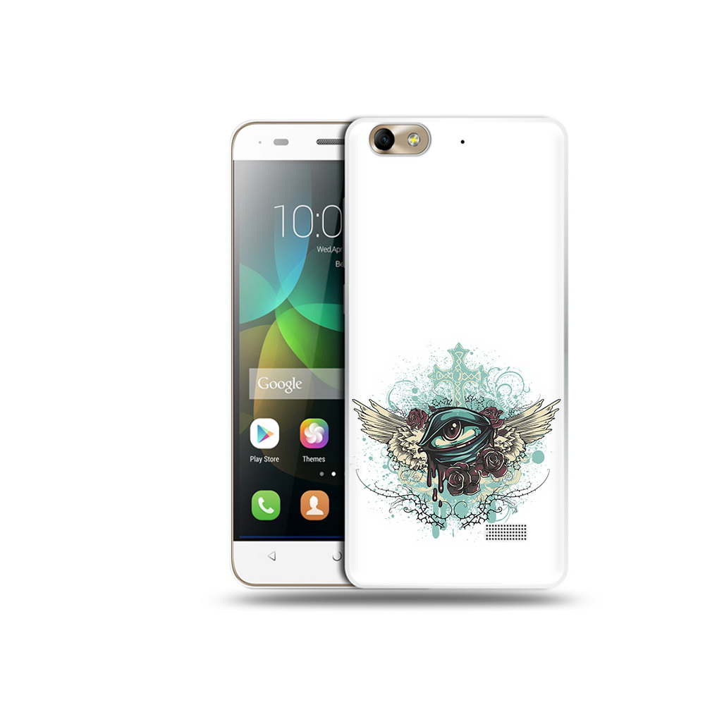 

Чехол MyPads Tocco для Honor 4C плачущий глаз с крыльями (PT10946.43.544), Прозрачный, Tocco
