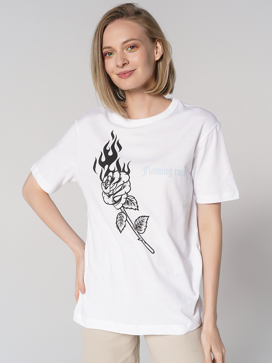 

Футболка женская ТВОЕ 84286 белая XL, 84286