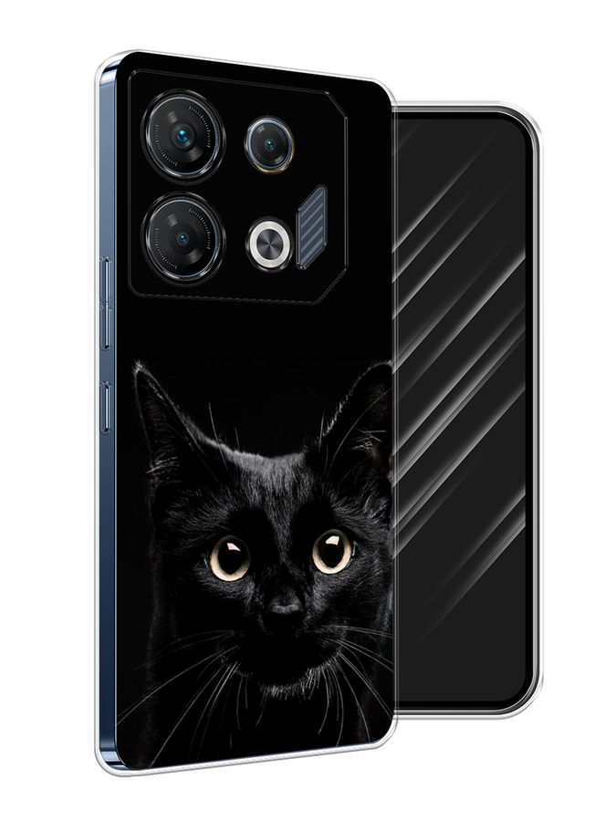 

Чехол Awog на Infinix GT 10 Pro "Добрый кот", Черный, 3104850-1