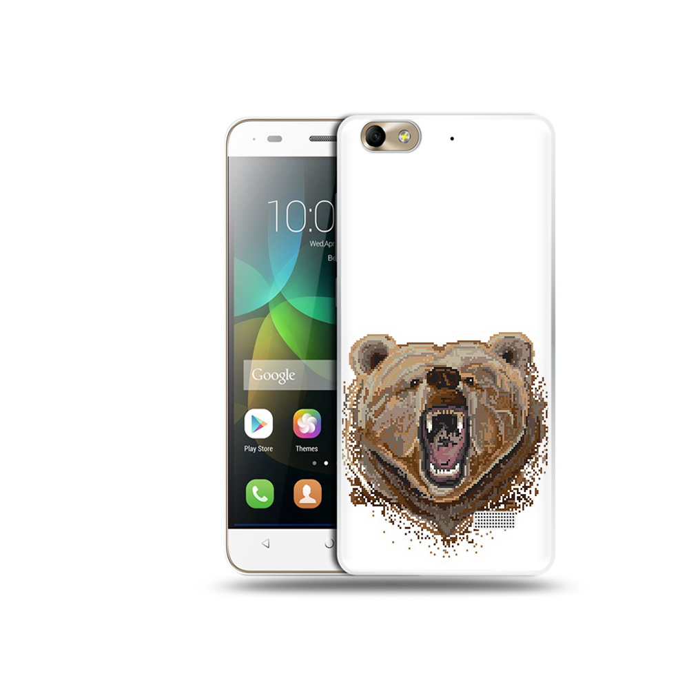 

Чехол MyPads Tocco для Honor 4C пиксельный медведь (PT10946.43.539), Прозрачный, Tocco