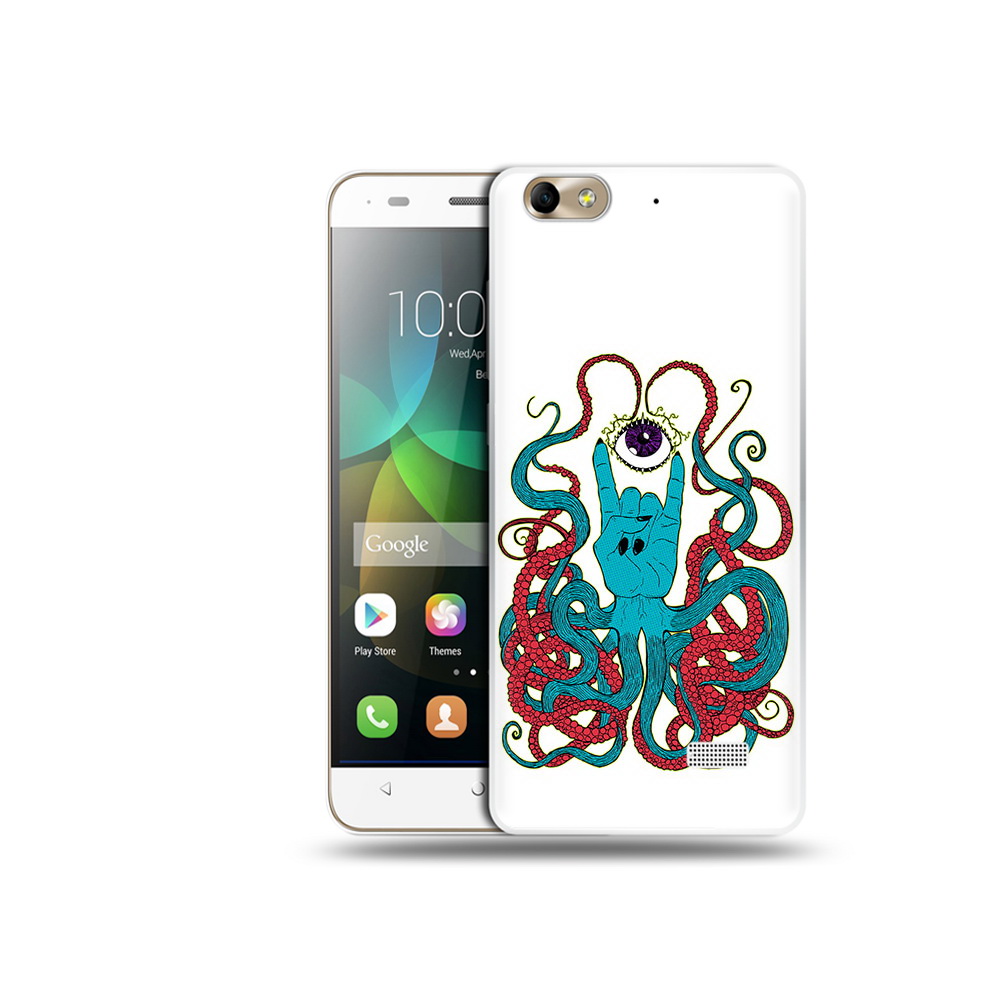 

Чехол MyPads Tocco для Honor 4C осьминог-рука абстракция (PT10946.43.530), Прозрачный, Tocco