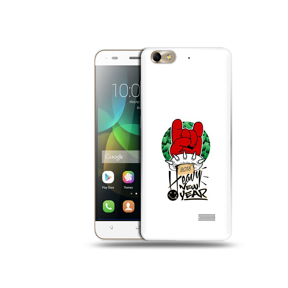 

Чехол MyPads Tocco для Honor 4C Гангстер новый год (PT10946.43.53), Прозрачный, Tocco