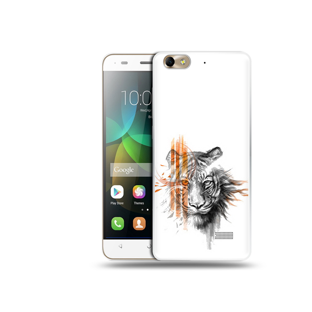 

Чехол MyPads Tocco для Honor 4C огненный тигр (PT10946.43.526), Прозрачный, Tocco