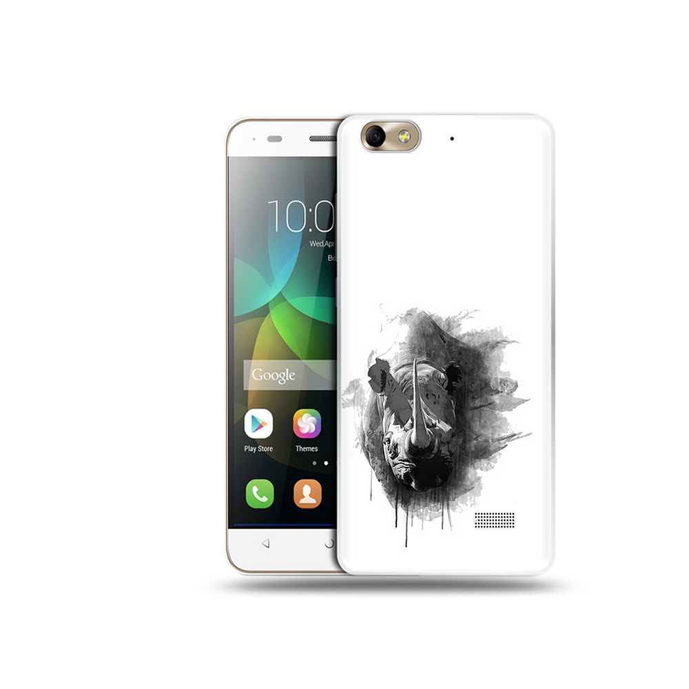 

Чехол MyPads Tocco для Honor 4C носорог (PT10946.43.523), Прозрачный, Tocco