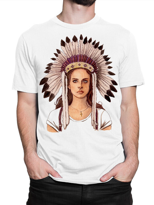 

Футболка мужская Dream Shirts Лана Дель Рей 50009052 белая L, Лана Дель Рей 50009052