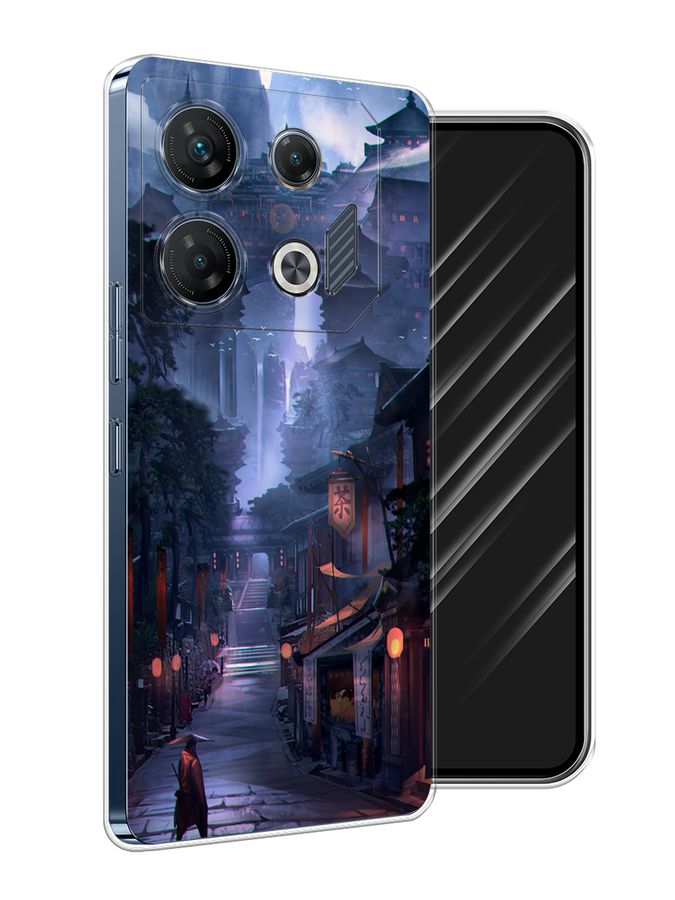 

Чехол Awog на Infinix GT 10 Pro "Одинокий самурай", Синий;черный;коричневый, 3104850-1