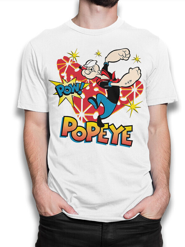 

Футболка мужская Dream Shirts Попай Моряк 50009042 белая XL, "Попай Моряк" 50009042